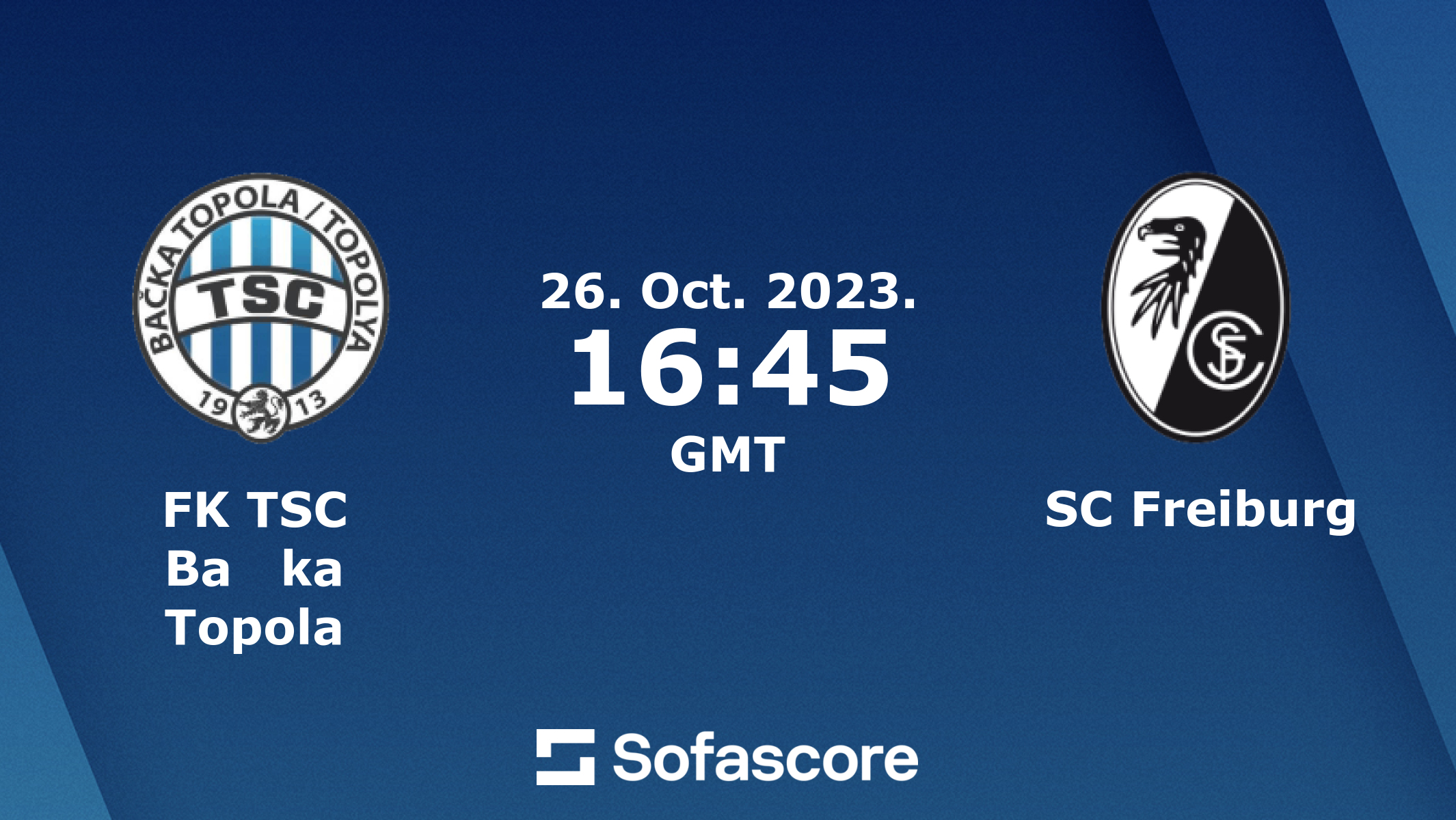 FK TSC Bačka Topola vs SC Freiburg live score, H2H and lineups | Sofascore