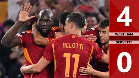  bàn thắng AS Roma vs Servette: 4-0 (Vòng bảng Europa League 2023/24)